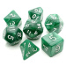 TLAMA games Sada 7 perleťových kostek pro RPG (9 barev) Barva: Zelená