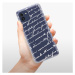 Odolné silikónové puzdro iSaprio - Handwriting 01 - white - Samsung Galaxy A03
