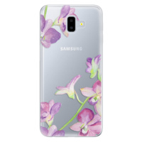 Odolné silikónové puzdro iSaprio - Purple Orchid - Samsung Galaxy J6+