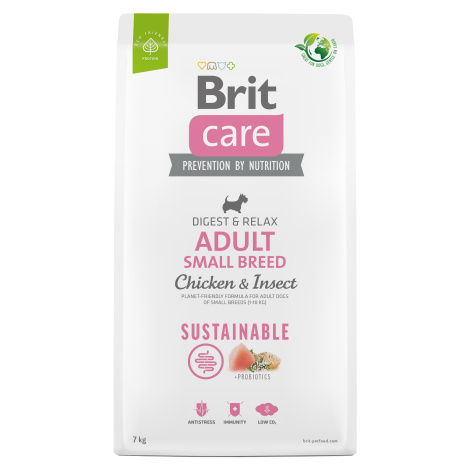 Brit Care Dog Sustainable Adult Small Breed - chicken and insect, 7kg EXPIRÁCIA máj (06.05.2025)