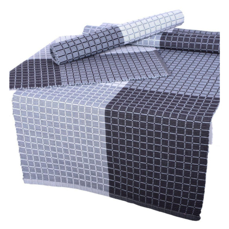 Forbyt, Prestieranie bavlnené, Cubes, šedý 40 x 120 cm