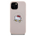 Hello Kitty PU Kitty Asleep Logo MagSafe Zadný Kryt pre iPhone 15 Pink