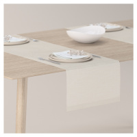 Dekoria Štóla na stôl, krém, 40 x 130 cm, Sensuale Premium, 144-42