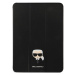 Diárové puzdro Karl Lagerfeld na Apple iPad Pro 12.9 KLFC12OKHG Karl Lagerfeld Head Saffiano Bla