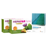 2x Hepafar Forte + Glandline AdrenaLux