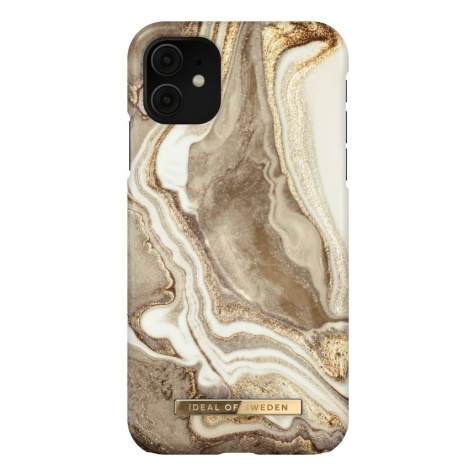 Plastové puzdro na Apple iPhone 11/XR iDeal of Sweden Golden Sand Marble