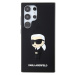 Plastové puzdro Karl Lagerfeld na Samsung Galaxy S24 Ultra 5G S928 KLHCS24L3DRKINK Rubber Ikonik