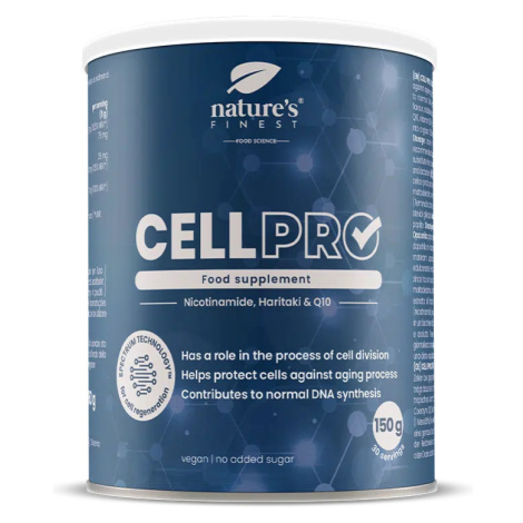 Nature's Finest Cell PRO | nápoj pro dlouhověkost | niacin, CoQ10, haritaki + vitamín C