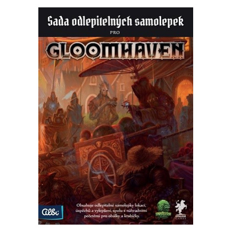 Albi Gloomhaven: Odlepitelné samolepky