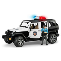 Bruder 02526 Policajný Jeep Wrangler Rubicon s figúrkou