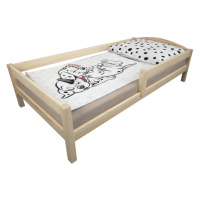 LU Drevená posteľ pre deti s úložným boxom Lipa max. 150 kg Rozmer: 160x80