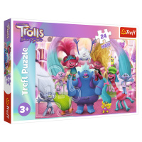 Trefl Puzzle 24 Maxi - Vo svete Trollov / Universal Trolls 3 (2023)