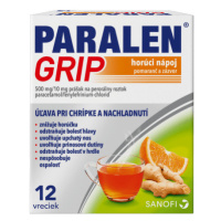 PARALEN Grip horúci nápoj pomaranč a zázvor 12 vrecúšok