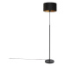 Inteligentná stojaca lampa čierna s velúrovým tienidlom čierna 35 cm vrátane Wifi A60 - Parte