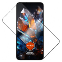 Prémiové ochranné tvrdené sklo FIXED Armor s aplikátorom pre Samsung Galaxy S24+, čierne