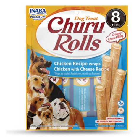 Inaba Churu Rolls dog Kura so syrom maškrta pre psy 8ks / 96g