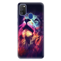 Odolné silikónové puzdro iSaprio - Lion in Colors - Samsung Galaxy M21