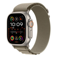 APPLE WATCH ULTRA 2 GPS + CELLULAR, 49MM TITANIUM CASE WITH OLIVE ALPINE LOOP - LARGE, MRF03CS/A