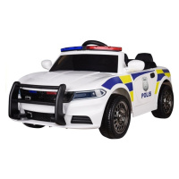 mamido Detské elektrické autíčko Polícia USA biele