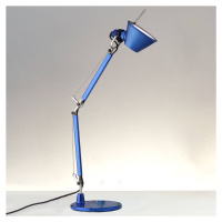 Stolná lampa Artemide Tolomeo Micro modrá