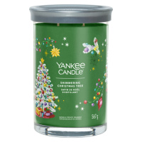 YANKEE CANDLE Signature Tumbler veľký Shimmering Christmas Tree 567 g