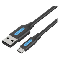 Kábel Charging Cable USB 2.0 to Micro USB Vention COLBF 1m (black)