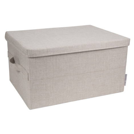 Béžový látkový úložný box s vekom 34x45x25 cm Soft Storage – Bigso Box of Sweden