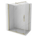 MEXEN/S - Velár sprchovací kút 150 x 80, transparent, zlatá 871-150-080-01-50