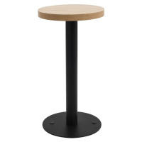 vidaXL Bistro stolík bledohnedý 40 cm MDF