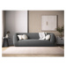 Sivá pohovka z textílie buklé 230 cm Essen – Cosmopolitan Design