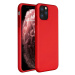 Apple iPhone 11, silikónové puzdro, Wooze Liquid Silica Gel, červené