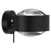 Puk Maxx Wall+ LED šošovky číre, čierne matné/chrómové