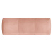 Ružová zamatová podrúčka k modulárnej pohovke Rome Velvet - Cosmopolitan Design