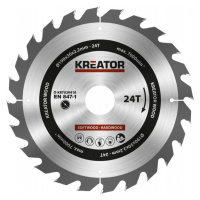 Kreator Príslušenstvo Kreator pílový kotúč na drevo 190 mm Pílový kotúč na drevo Kreator 190mm