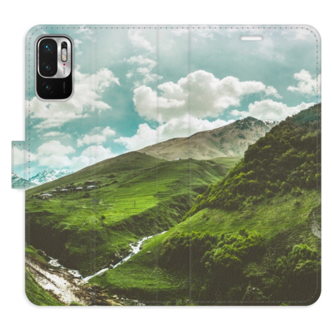 Flipové puzdro iSaprio - Mountain Valley - Xiaomi Redmi Note 10 5G