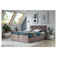 Expedo Čalúnená posteľ boxspring NUMBER 3, 160x200, riviera 62