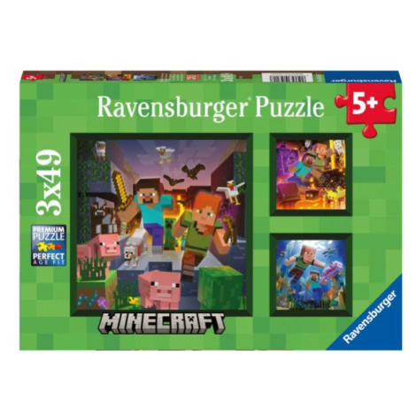 Ravensburger Minecraft Biomes 3x49 dielikov