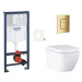 Závesný wc set do ľahkých stien / predstenová montáž Grohe Euro Ceramic SIKOGRSEUSCGL0