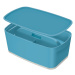 Modrý úložný box s vekom 32x19x13 cm MyBox – Leitz