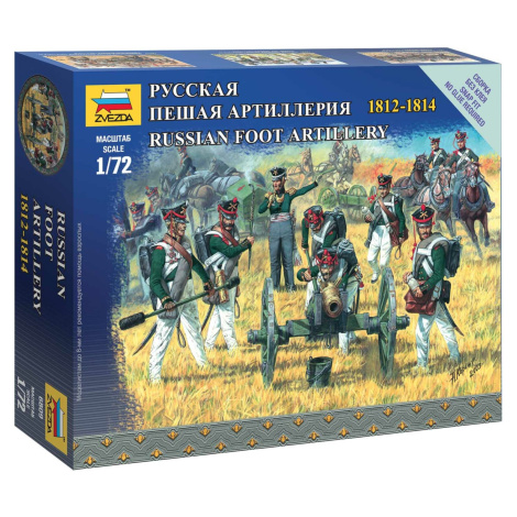 Wargames figurky 6809 - Russian Foot Artillery (1:72) Zvezda