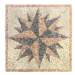 Divero 60224 Mramorová mozaika kompas - 120 x 120 cm