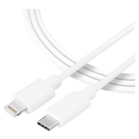 Tactical Smooth Thread Cable USB-C/Lightning 0,3m biely