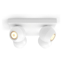 Philips HUE Buckram Bluetooth SVIETIDLO BODOVÉ LED 4xGU10 5W 350lm 2200-6500K, biela