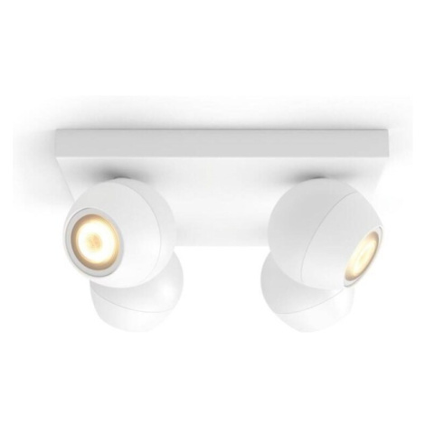 Philips HUE Buckram Bluetooth SVIETIDLO BODOVÉ LED 4xGU10 5W 350lm 2200-6500K, biela