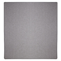Kusový koberec Porto šedý čtverec - 80x80 cm Vopi koberce