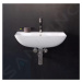 DURAVIT - ME by Starck Umývadlo, 550x440 mm, s prepadom, s otvorom na batériu, biela 2335550000