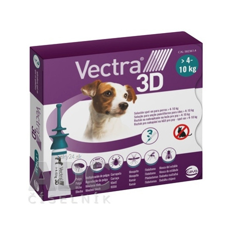 VECTRA 3D spot-on psy S (4–10 kg)