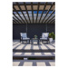 Sivá záhradná lounge súprava pre 2 Ibiza – Hartman