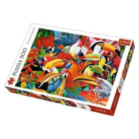 Trefl puzzle Farebné vtáky 500