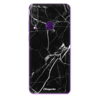Odolné silikónové puzdro iSaprio - Black Marble 18 - Huawei Y6p